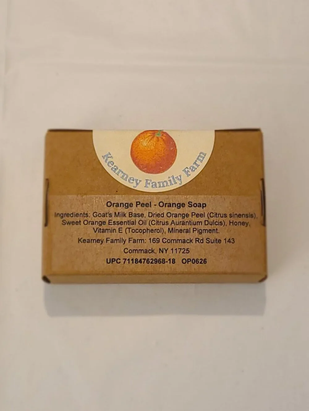 Sunrise Citrus Botanical Oval Hand Poured Goat Milk Soap Bar